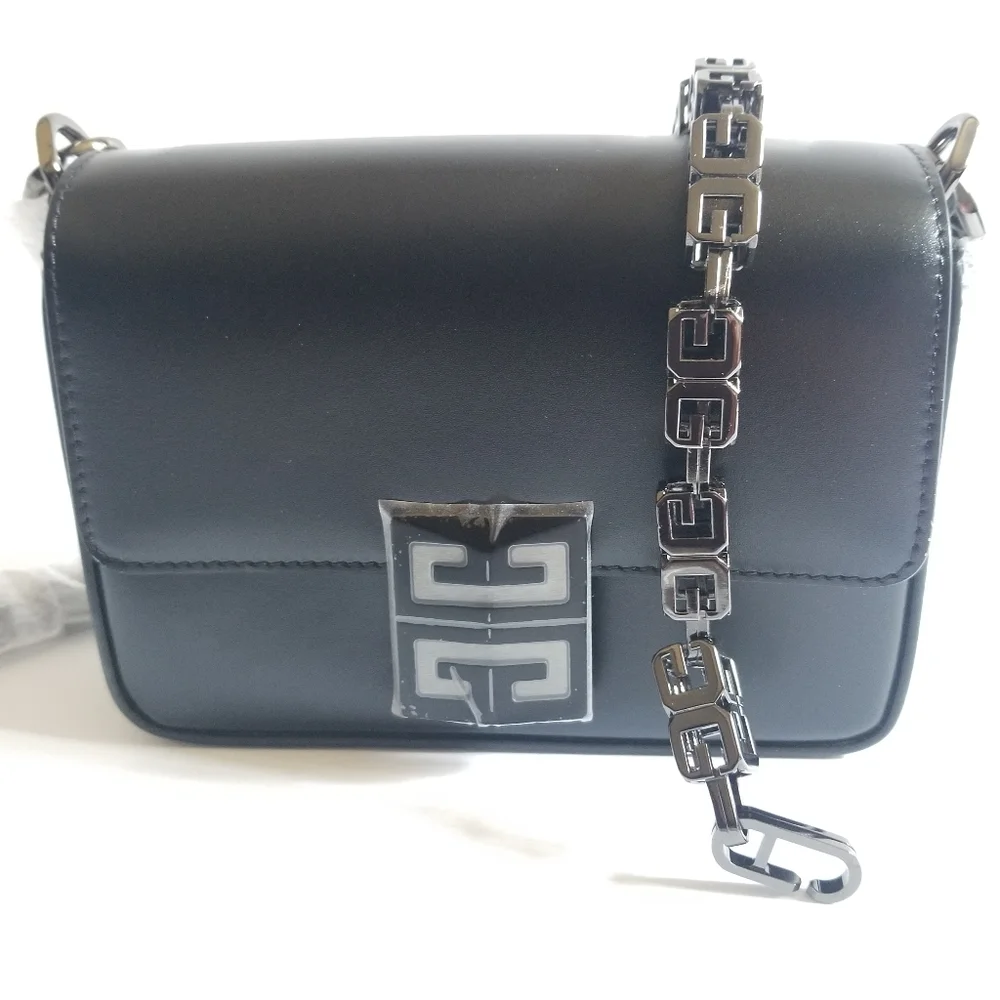 Givenchy Small Leather Crossbody Bag Black - Picture 11 of 14